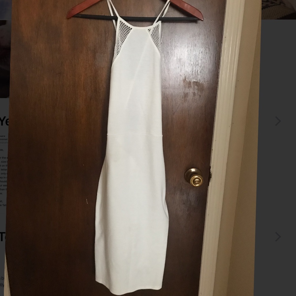 white midi dress - Picture 4 of 4